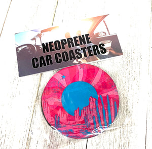 Neoprene Car Coaster Set
