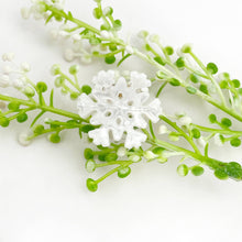 Christmas Snowflake Hair Clip in Glistening White