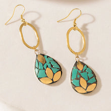 Verdestone Earrings In Desert Teal