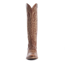 Nalejandra Leather Boots in Chocolate Brown