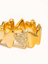 Cloé 18K Yellow Gold Non-Tarnish Heart Ring