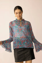 Rosette Sheer Blouse