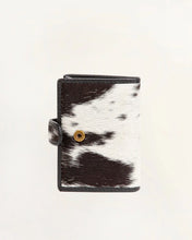 Loyal West Prairie Black & White Cowhide Card Wallet