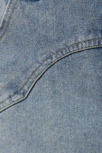 Low Rise Denim Skirt Studded