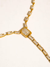 Cieline 18K Yellow Gold Non-Tarnish CZ Lariat Necklace