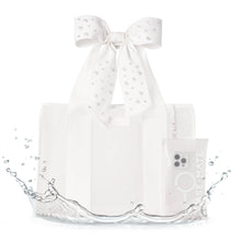 Special Edition Bow Ivory Pearl Beach Tote With Phone Pouch