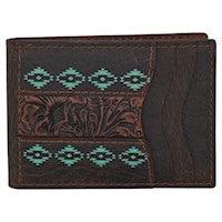 Red Dirt Hat Co. Turquoise Accent Card Wallet