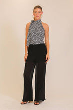 Midnight Garden Scarf Neck Top