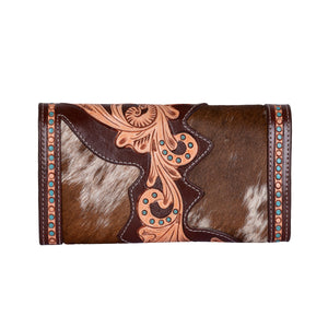 Janise Hand-Tooled Clutch Wallet