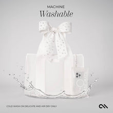 Special Edition Bow Ivory Pearl Beach Tote With Phone Pouch