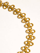 Ritza 18K Gold Non-Tarnish Patterned Choker in Yellow Gold