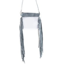 Silver Creek Clear Tooled Accent Fringe Bag