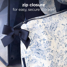 Something Navy Bow Crinkle Makeup & Toiletry Bag