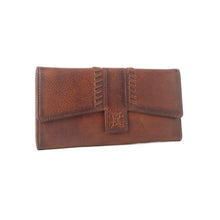 Zidanna Santa Fe Leather Wallet in Maple Glaze