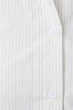 Summer Sands Mini Pinstripe Halter Collar Top