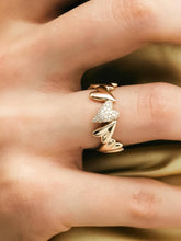 Cloé 18K Yellow Gold Non-Tarnish Heart Ring
