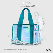 Case-Mate Soap Bubble Beach Tote Shoulder Bag - Emerald Blue