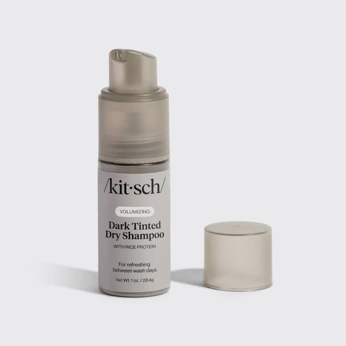 Volumizing Rice Protein Dry Shampoo Dark Tinted 1 oz by Kitsch