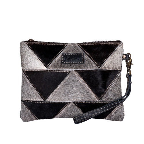 Verty Angles Cowhide Pouch