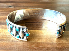 The Diamond Club Sterling Silver with Turquoise Accents Cuff Bracelet