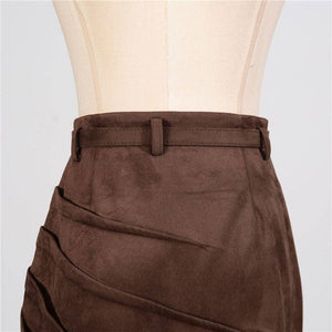 High Stakes Suede-ish Maxi Skirt