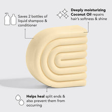 Coconut Oil Conditioner Bar for Dry Damaged Hair by Kitsch