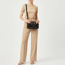 The Bitty Cowhide Leather Bit Detail Handbag