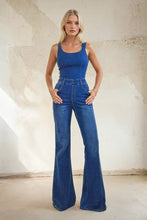 The Parker Denim Wide-Leg Jumpsuit
