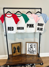 Snaffle Bit Baby Tee with Black Cap Sleeves