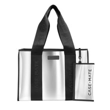 Case-Mate Silver Chrome Beach Tote Shoulder Bag - Silver