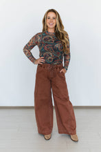 The Paisley Mesh Top