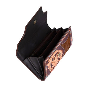 Janise Hand-Tooled Clutch Wallet