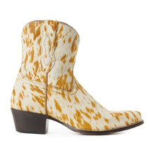 Cowdie Cowhide Leather Booties
