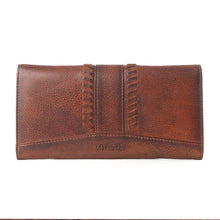 Zidanna Santa Fe Leather Wallet in Maple Glaze