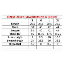 Genuine Tooled Leather Fringed Accent Denim Jacket