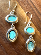 The Roper Sterling Silver with Turquoise Stones Earrings