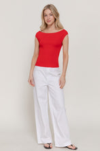 Boat Day Essential Top in Rich Red