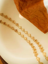 Agathe 18K Gold Non-Tarnish Dainty Heart Choker in Yellow Gold