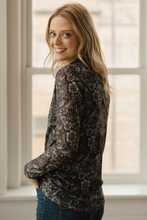 Wanted In Paisley Mesh Top