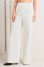 Nautical Natalie Striped Woven Wide Leg Pant