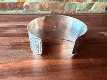 The Katie Sterling Silver with Turquoise Stone Cuff Bracelet