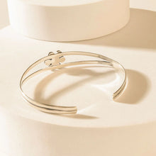 Turquoise Bloom Simple Cuff Bracelet