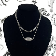 Tooling Teaser Layered Necklace in Silver-Tone