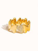 Cloé 18K Yellow Gold Non-Tarnish Heart Ring