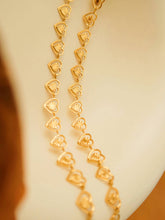 Agathe 18K Gold Non-Tarnish Dainty Heart Choker in Yellow Gold