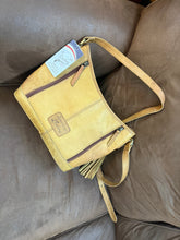 Natural Cowhide & Genuine Tooled Leather Women Crossbody Conceal Carry Purse