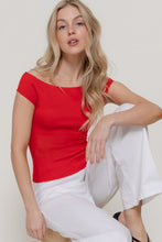 Boat Day Essential Top in Rich Red