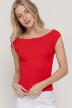 Boat Day Essential Top in Rich Red