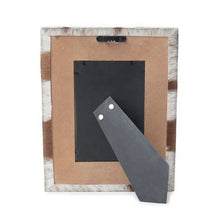 Tooled Leather & Cowhide Photo Frame