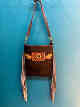 Sunflower Sally Cowhide Tooled Bag
